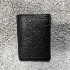 超極美品 現行ロゴ⭐️ルイヴィトン アンプラント ポルトフォイユ クレア 黒 財布 LOUIS VUITTON（ルイ・ヴィトン） ミニ財布 コンパクトウォレット