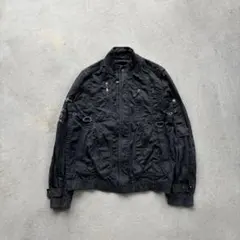 Y2K archive BLACK ファー 光沢 vintage ブルゾン Y2K archive BLACK ファー 光沢 vintage ブルゾン