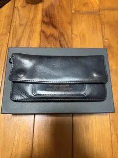 ISAMUKATAYAMA BACKLASH 長財布 ISAMU KATAYAMA BACKLASH - JP SHOULDER GARMENT-DYED 2FOLD LONG