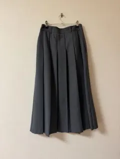 GU プリーツスカート　グレー S