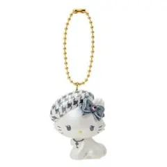 サンリオ　千鳥柄　モノクロガーリーふたご　シークレットチャーム　チャーミーキティ