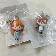 新品】エヴァ　アスカ　マリ カプセルトイ めじるしアクセサリー ガチャ