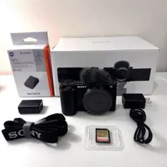 美品】SONY ZV-E10｜純正バッテリー2つ｜sdカード｜ヤマダ保証付き