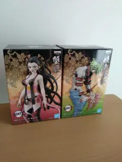 鬼滅の刃 フィギュア-鬼ノ装-　堕姫　妓夫太郎☆2点セット