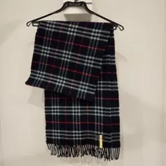 Burberry チェック柄 マフラー 100%ラムウール(レディース)