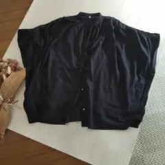 Coca 七分袖ゆるふわボリュームブラウス黒 ONE SIZE 美品 格安♪のサムネイル
