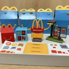 マクドナルド ハッピーセット ミニチュアおもちゃ 第2弾 4点セット