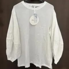 ホワイト 長袖 Tシャツ In this life