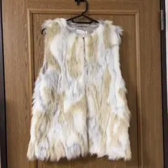 ZARA KIDS フェイクファー ベスト 13-14サイズ(164)