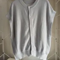 HARE ニットベスト メンズ 淡いグレー M 春のサムネイル