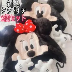 ミッキー　ミニー　ファンキャップ　2個セット　冬　TDR限定　【新品タグ付き】