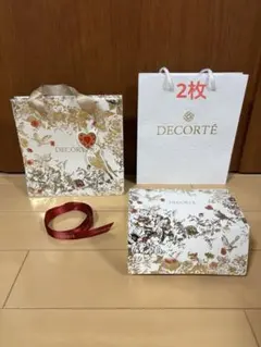 【DECORTÉ】 コスメデコルテ ショッパー3枚&ギフトボックス 2024