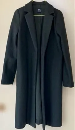 ZARA チェスターコート ダークグリーン Mのサムネイル