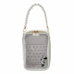 ディズニーストア　推し活 ミニー ポーチ ストラップ付き