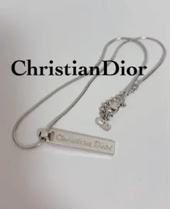 Christian Dior ネックレス マルチチャーム シルバーカラー - メルカリ