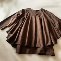ミズイロインド ◆ コットン フレア ブラウス