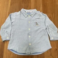 ファミリア familiar 刺繍付き長袖ポロシャツ　90cm