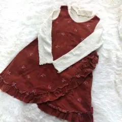 ムージョンジョン トップス コーデュロイ ワンピース まとめ売り 140