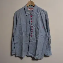 ミキハウス MIKIHOUSE MEN'S デニムシャツ ブルー L M25
