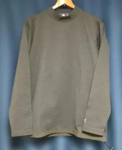 LOGOS ・長袖　メンズハイネックカットソー　 M 　　カーキグレー