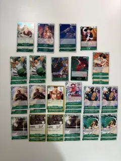ワンピースカード 赤髪海賊団 デッキパーツセット - メルカリ