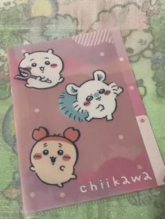 ちいかわ　モモンガ　カニちゃん　A５サイズ　クリアファイル