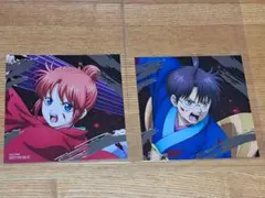 銀魂　アニメイト特典　吉原大炎上　神楽　新八　2枚セット