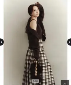 新品 アプワイザーリッシェ テディ Vネック アンサンブル カーディガン 茶