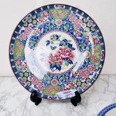 【極美品】有田焼 鈴南窯 大皿 31cm 飾皿 色絵 牡丹 蝶 伝統工芸 飾り皿 2026年最新】鈴南窯の人気アイテム - メルカリ