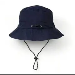 紺　バケットハット 紫外線カット　折りたたみ　携帯用　釣り　登山　ネイビー