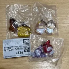 サンリオキャラクターズ　なかよしドロップチャーム　 3点セット　ガチャ