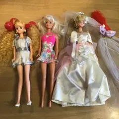 リカちゃん、バービー人形、その他3体セット まとめ売り