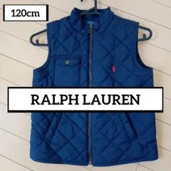 【120cm】Polo Ralph Lauren キッズダウンベスト ネイビー春