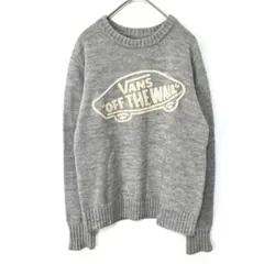 1885 ヴァンズ モコモコビックロゴ クルーネック 長袖セーター 《S》