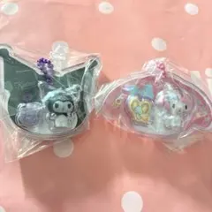 サンリオキャラクターズ　パッケージチャーム　マイメロ&クロミ