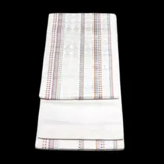 本場筑前博多織 紗八寸名古屋帯 夏帯 新品未使用品 正絹 着物 未仕立て