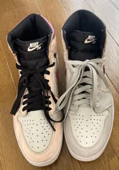 Nike SB Dunk High スニーカー ピンク/ホワイト/ブラック