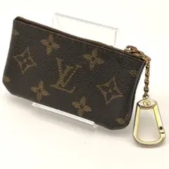 ルイヴィトン モノグラム ポシェットクレ 財布 ブラウン コインケース 小銭入れ