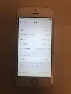 Apple iPhone SE ゴールド