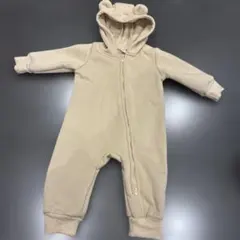 クマ耳カバーオール　ロンパース