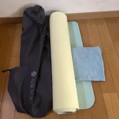 【ラバ3点セットセール】ヨガマット(ケース、Yogi Rug付) リバーシブル