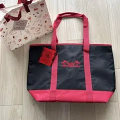 新品未使用Trader Joe's トレジョ 保冷エコバック 赤 黒 おまけ付