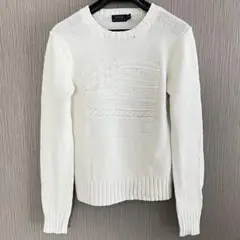 【値下げ】Polo Ralph Lauren 国旗 ホワイトセーター