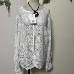 ゆったりサイズ　レース2ウェイアイテム