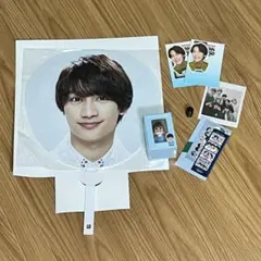 【新品未開封】alpha なにわ男子　藤原丈一郎　うちわ　指人形　ステッカー等