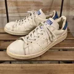 90s adidas スタンスミス スペイン製 8 白 青　アディダス 26.5