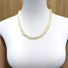 M2500128 淡水パール5連ネックレス