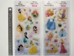 Disney プリンセス エポキシラメシール 2シート