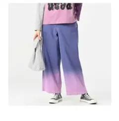 ♥大特価♥PERSONS グラデーション染めデニムパンツ⭐️ピンク⭐️Mサイズのサムネイル