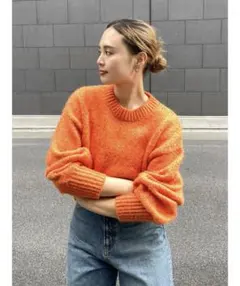 【美品】Ungridカラーモヘヤ混ルーズニット　即購入OK